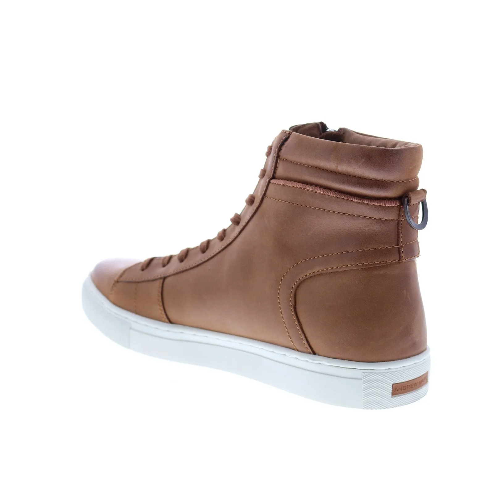 Andrew Marc Remsen AMREMSL-801 Mens Brown Leather Lifestyle Sneakers Shoes