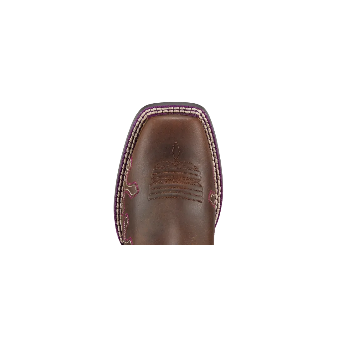 Ariat Kid's Crossroads Cowboy Fuchsia Boots