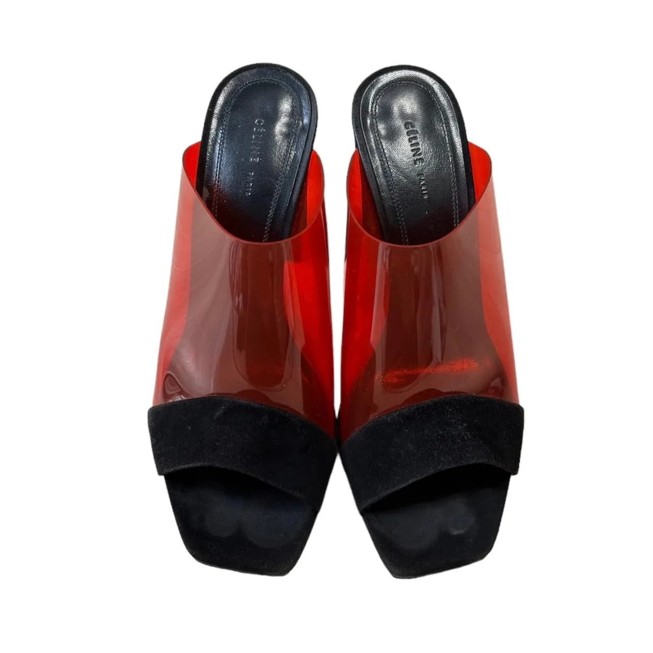 CELINE by Phoebe Philo セリーヌ フィービーファイロ 13SS 2トーンクリアサンダル ミュール
