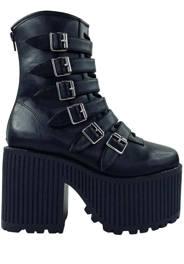 Coven Black | PLATFORM BOOTS**