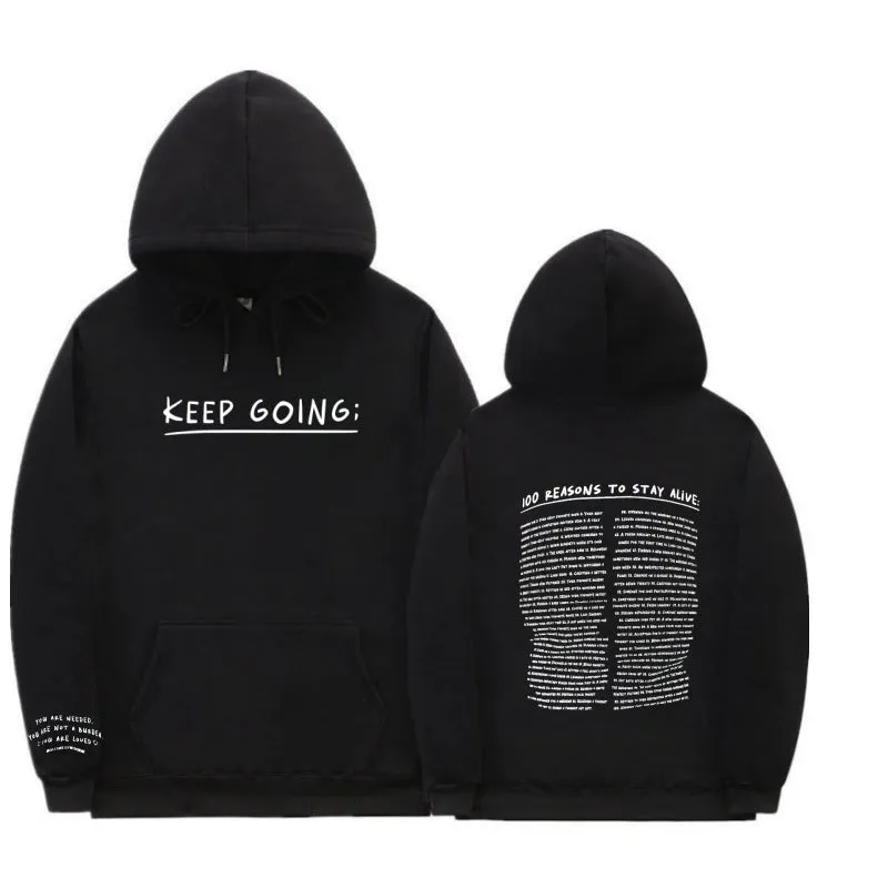 Drawstring Hooded Sweatshirt Hoodie