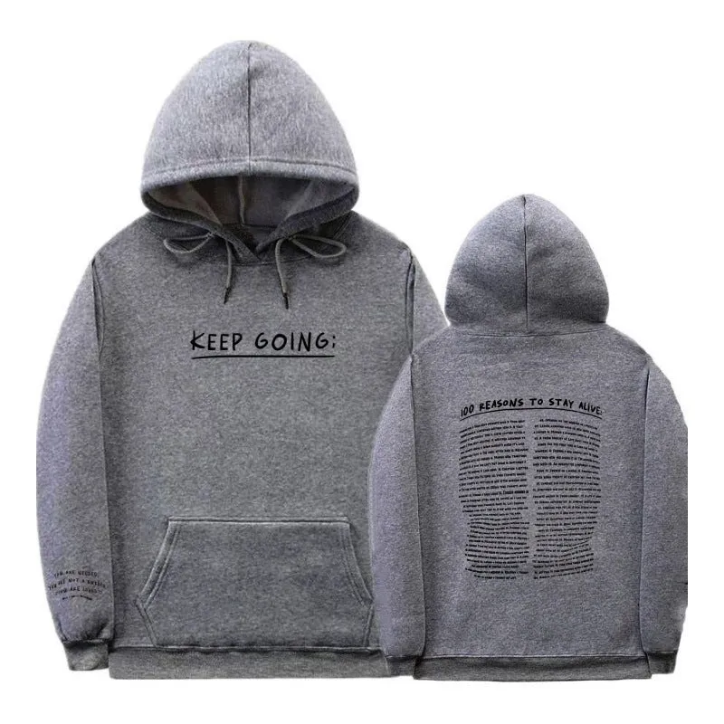 Drawstring Hooded Sweatshirt Hoodie