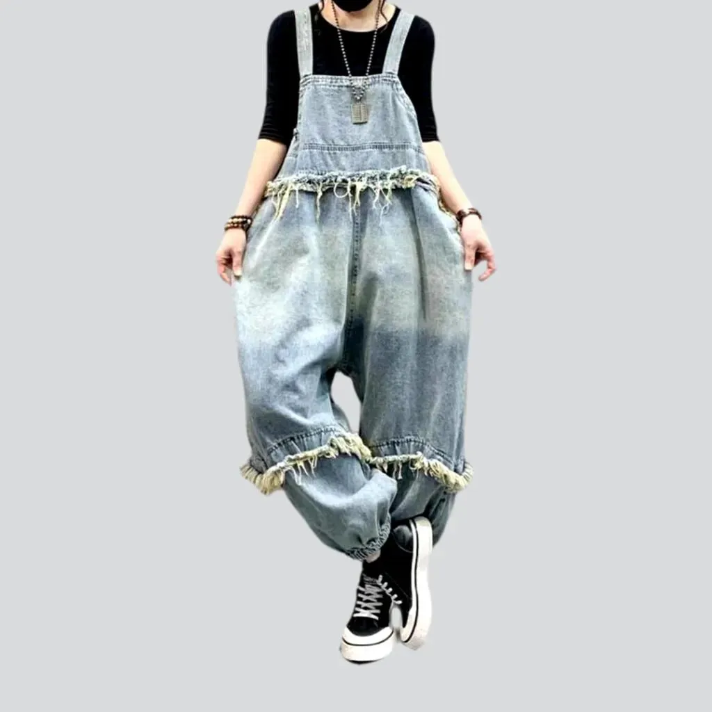Fashion women's jean overall