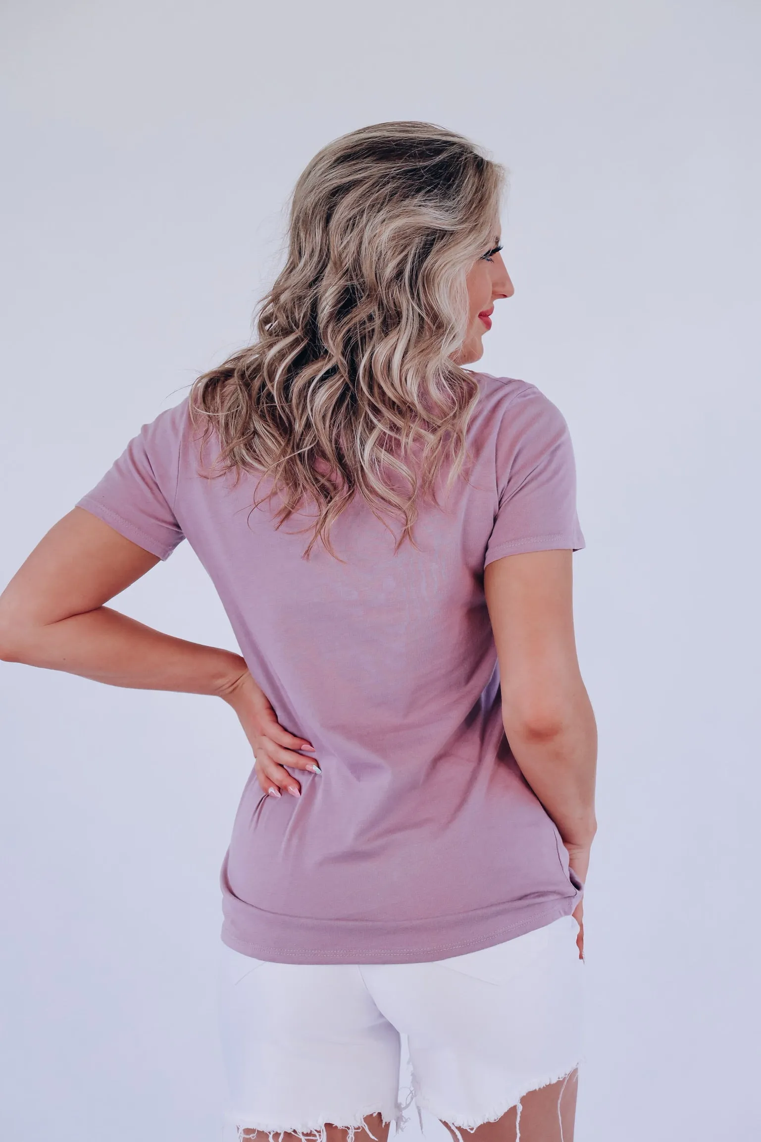 Honey Honey Honey Graphic Tee - Plum