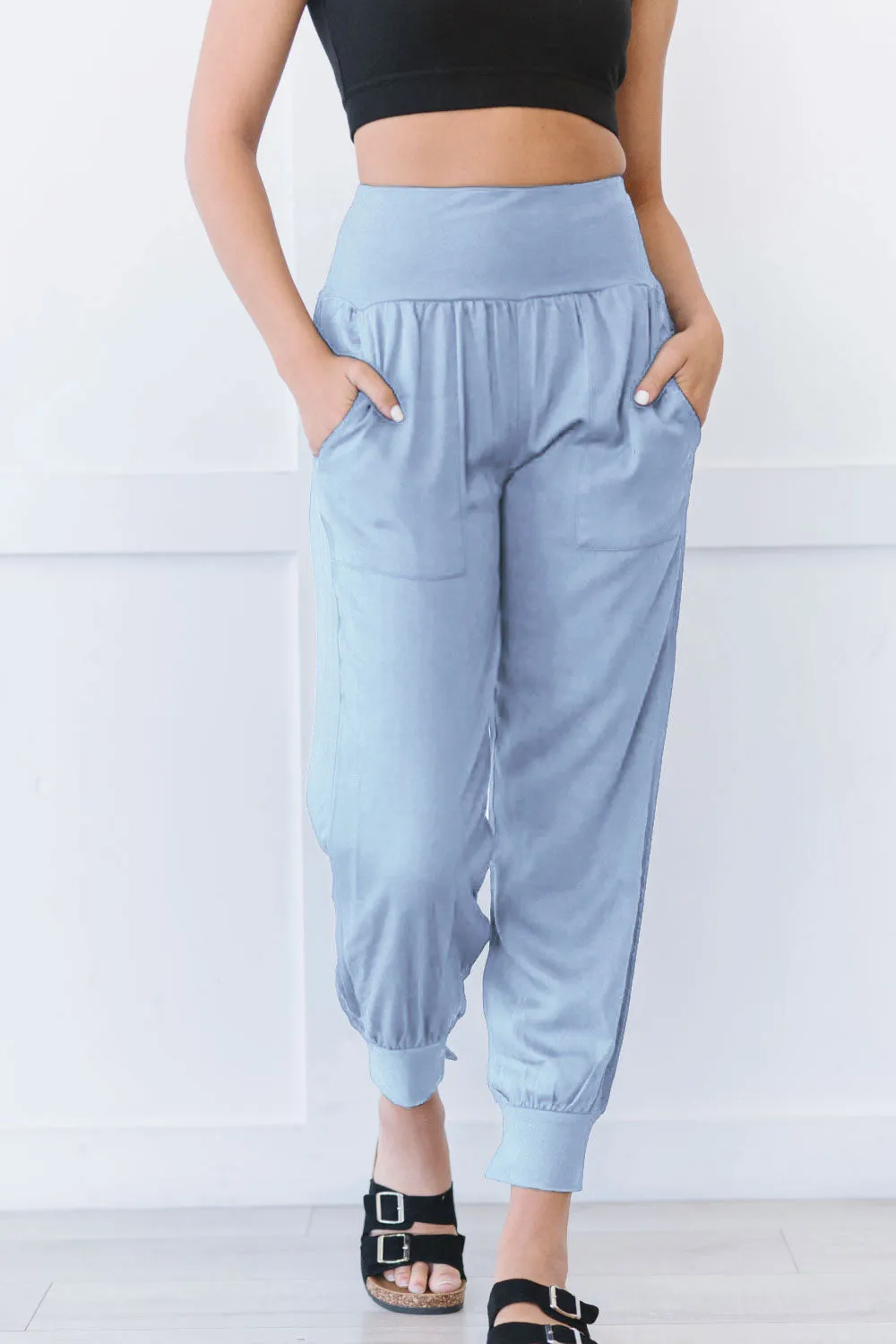 Just Catchin' Up High-Waisted Joggers