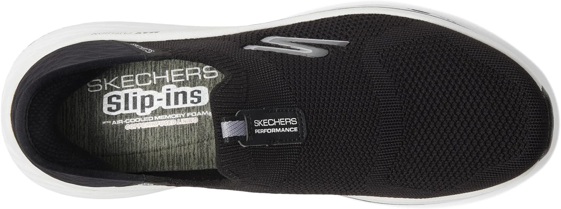 Max Cushioning Elite 2.0 Eternal Hands Free Slip-Ins SKECHERS, Black/White