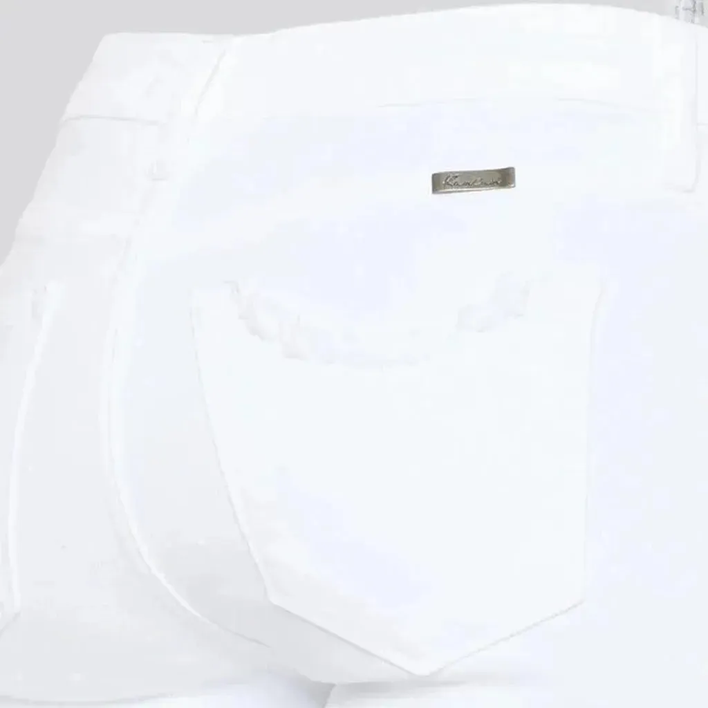 Monochrome casual jeans
 for ladies
