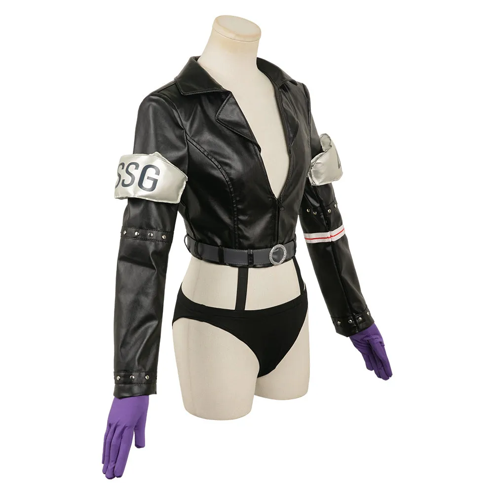 One Piece Egghead Arc Nico Robin Women Balck Suit Party Carnival Halloween Cosplay Costume