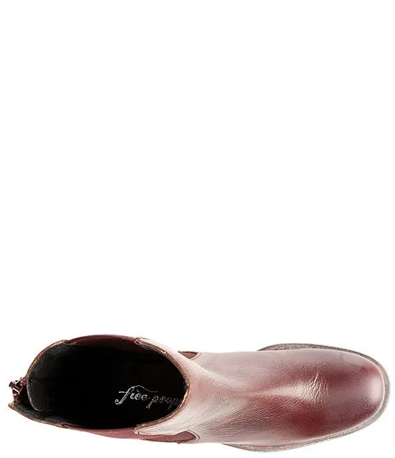 The Chelsea Boots by Free People - Cherry Chocolate