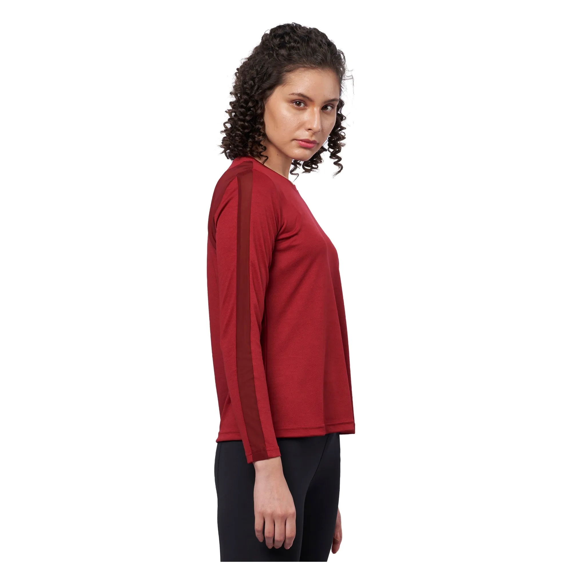 Women's Breathable Mesh Cut & Sew Back T-Shirt