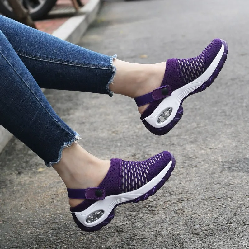 Women's Medium-heeled Casual Sandals and Slippers CL